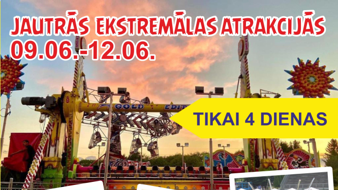 Valkā – atrakciju parks Lunaparks