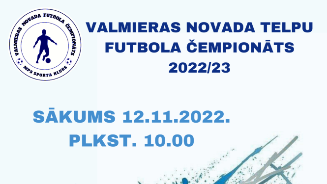 Interesentus aicina pieteikties Valmieras telpu futbola čempionātam