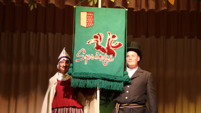 ELFLA (LEADER) projekta „Tautastērpu un karoga izgatavošana VPDK "Spriņģi”” norise