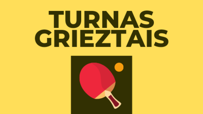 Turnas tautas namā norisināsies galda tenisa dubultspēļu sacensības "Turnas grieztais"