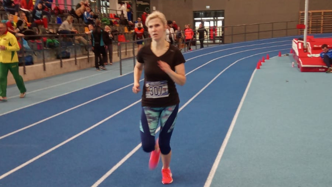 Valkas novada sporta veterāni izcīna medaļas LSVS 60.sporta spēlēs vieglatlētikā telpās