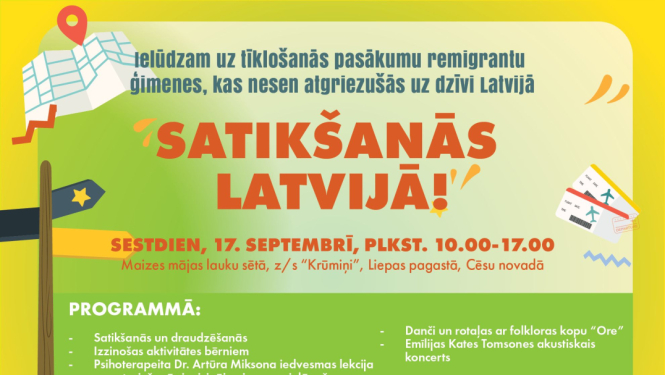Satikšanās Latvijā: aicina remigrantus Vidzemē uz neformālu tīklošanās pasākumu