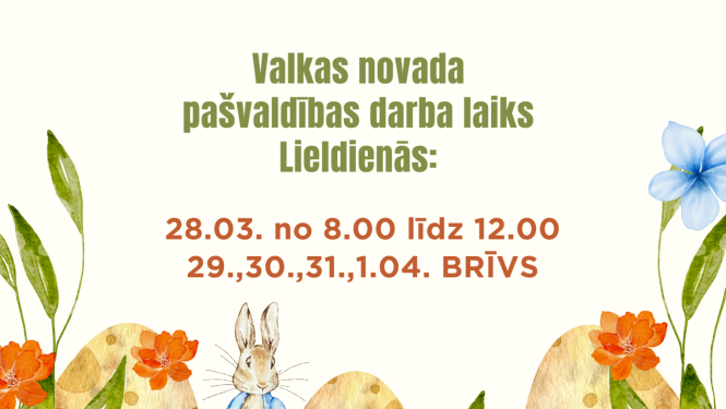 Darba laiks Lieldienās