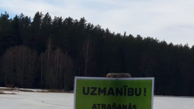 Valkas novadā noteikts nedrošā ledus laika periods - aizliegts atrasties uz publisko ūdenstilpju ledus!