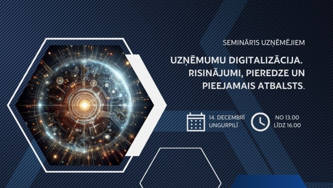 Afiša ar projekta logo