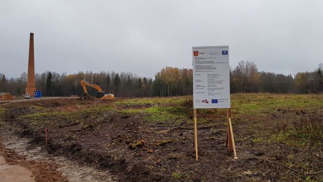 Ražošanas teritorijas “Ķieģeļceplis” Valkā būvniecība