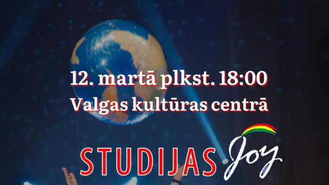 12. martā Valgā notiks Studijas JOY koncerts "Dalies priekā ar citiem"