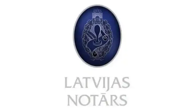 Latvijas notāra logo