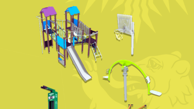 Bērnu laukuma elementi