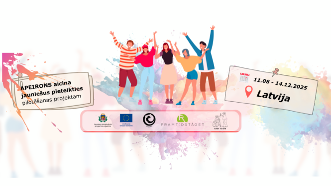 Smaidīgu jauniešu ilustrācija