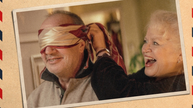 Filmas "Pastkarte no Romas" afiša