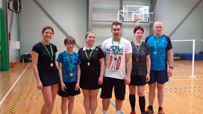 Vijciema badmintona dubultspēļu turnīrs jaukto(MIX) dubultspēļu uzvarētāji