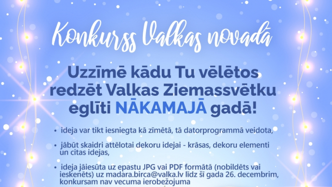 Konkurss Valkas novadā