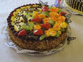 Gunitas Ščegoļevas ceptā torte