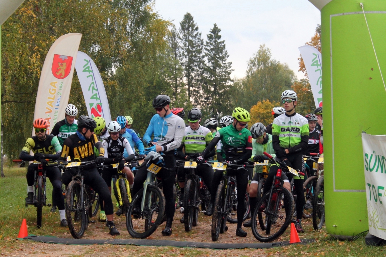 Valkas-Valgas četrcīņas noslēdzošais posms - MTB riteņbraukšana 1