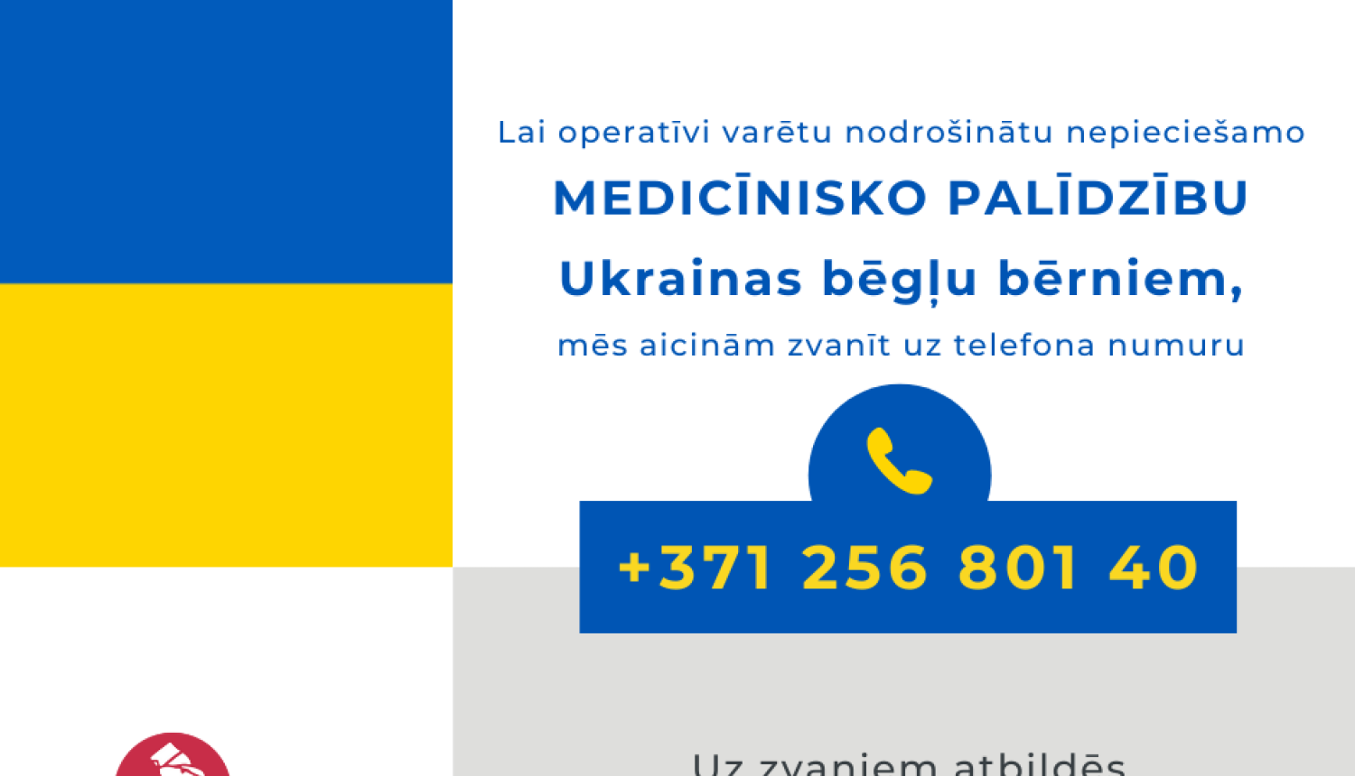 Bērnu slimnīcas fonds (BSF) sniegs atbalstu arī Ukrainas bērniem, kas ieradušies Latvijā bēgļu gaitās