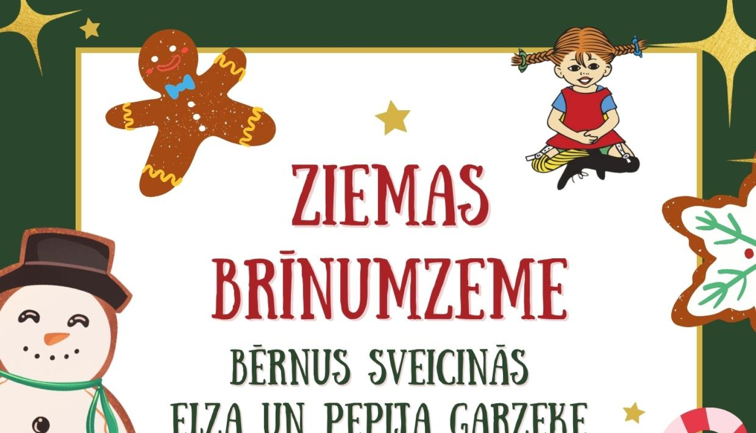 Elza un Pepija Garzeķe aicina uz lustīgo Ziemas Brīnumzemi