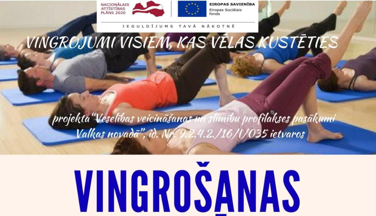 Fiziskas aktivitātes sēdoša darba darītājiem Vijciemā!