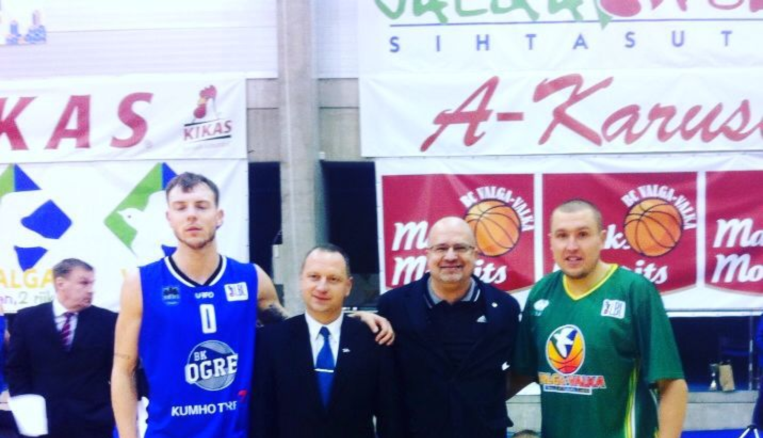 Valga Valka basketbola komandas dalībnieks Edgars Krūmiņš