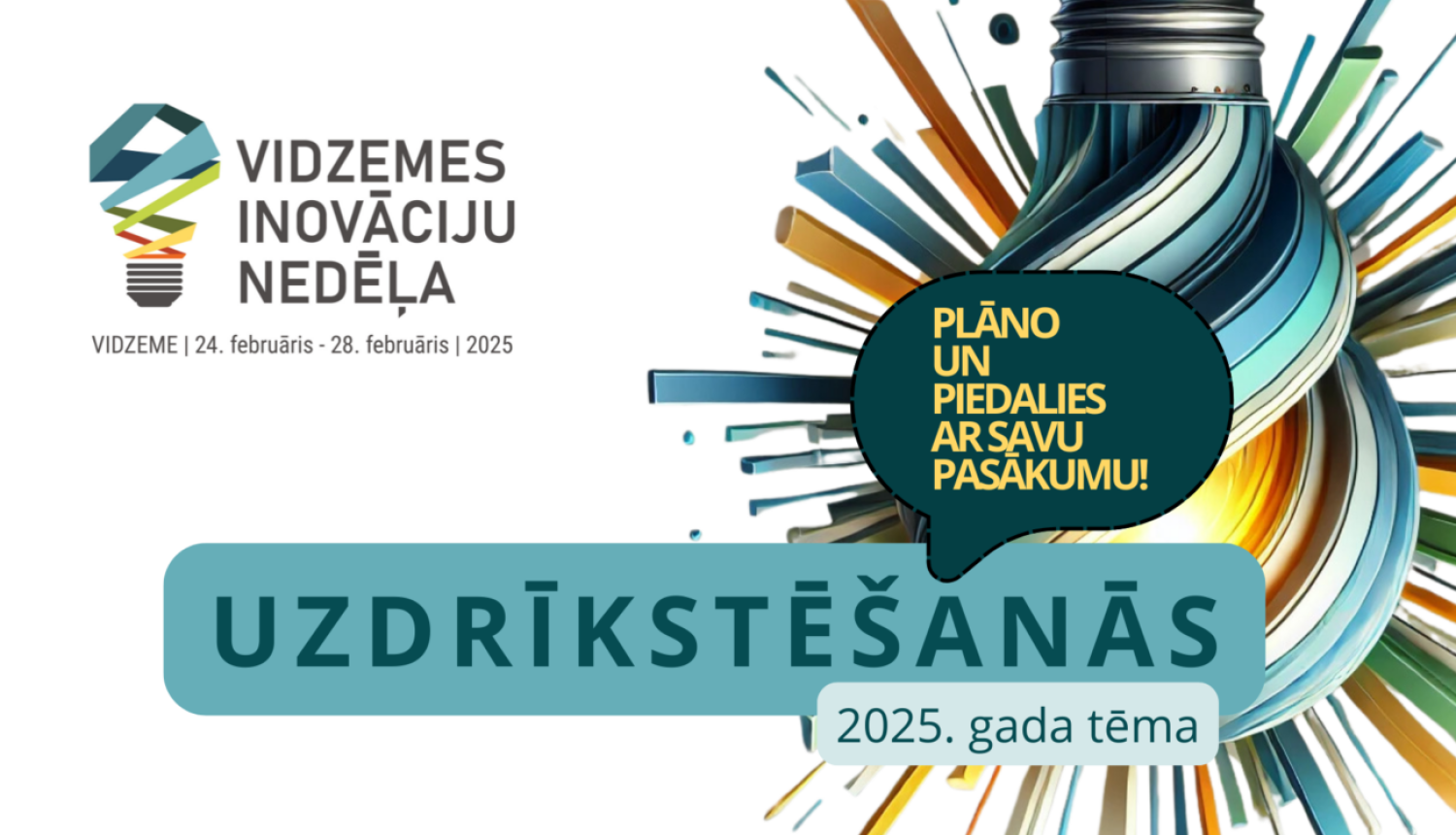 Krāsaina stilizēta spuldzīte