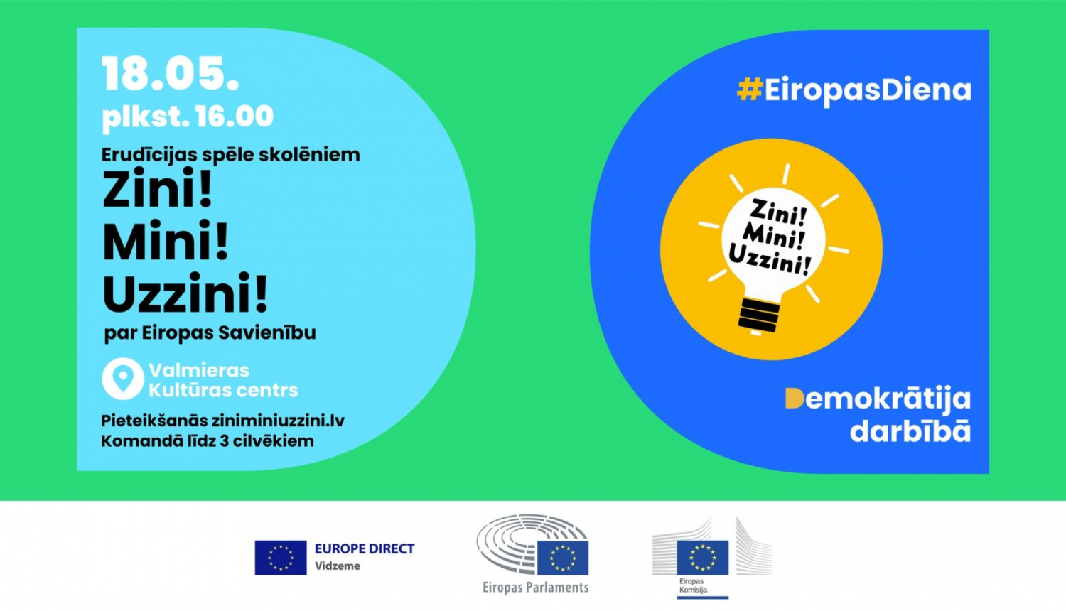 Afiša ar projekta logo