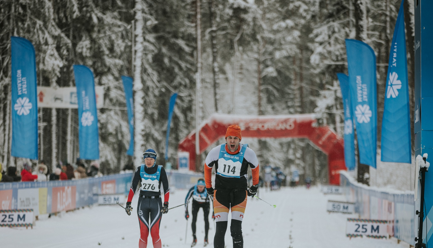 Valcēnieši pārstāv prestižo Tartu slēpošanas maratonu