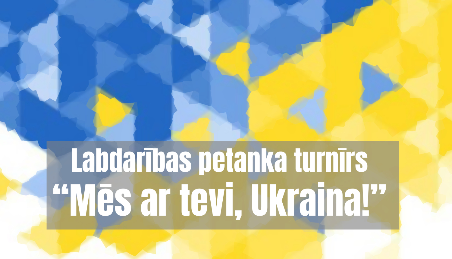 Ērģemē organizē labdarības petanka turnīru "Mēs ar tevi, Ukraina!"