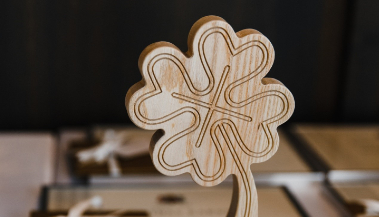 Apbalvojums 4 lapu āboliņa formā