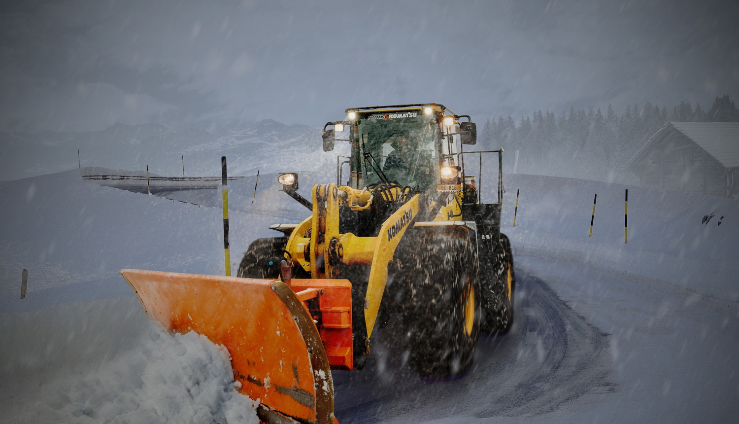 Ceļu uzturēšana ziemā Valkas novada pagastu teritorijās