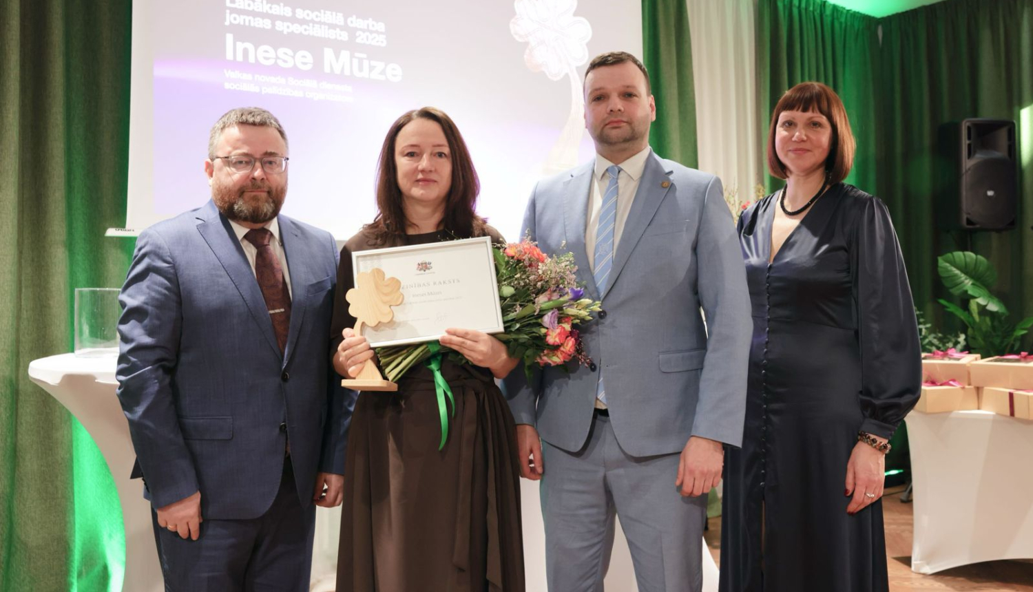 Labklājības ministrijas apbalvojums