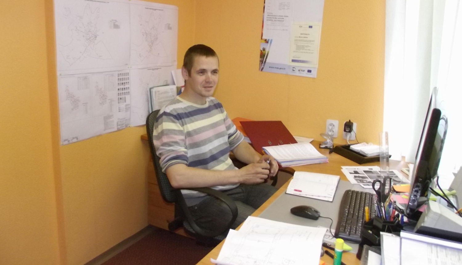 Valkas novada domē darbu uzsāk būvinženieris