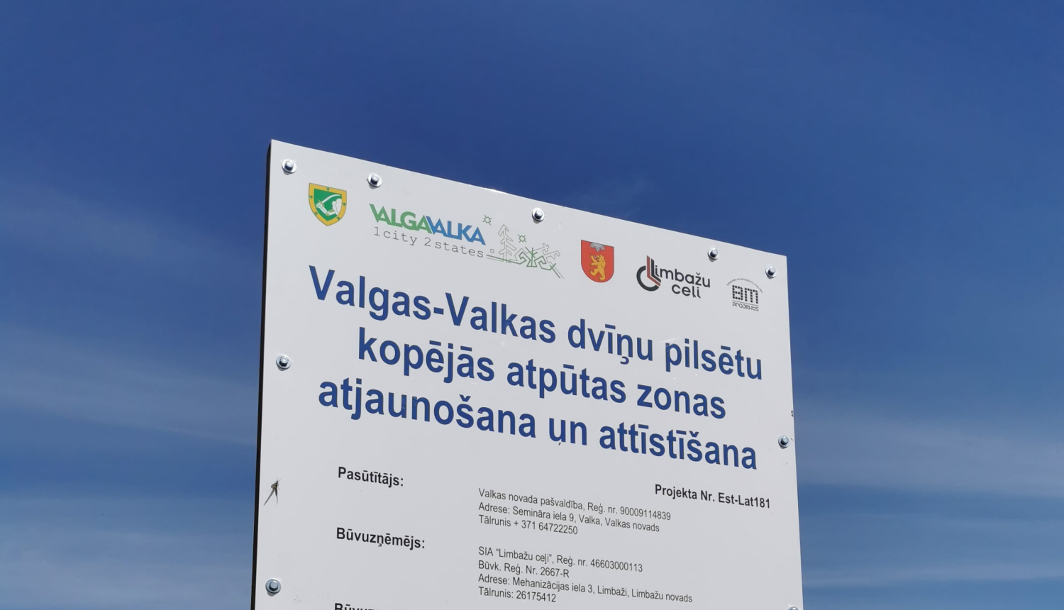 Norit būvniecības darbi Valgas-Valkas dvīņu pilsētu kopējās atpūtas zonā