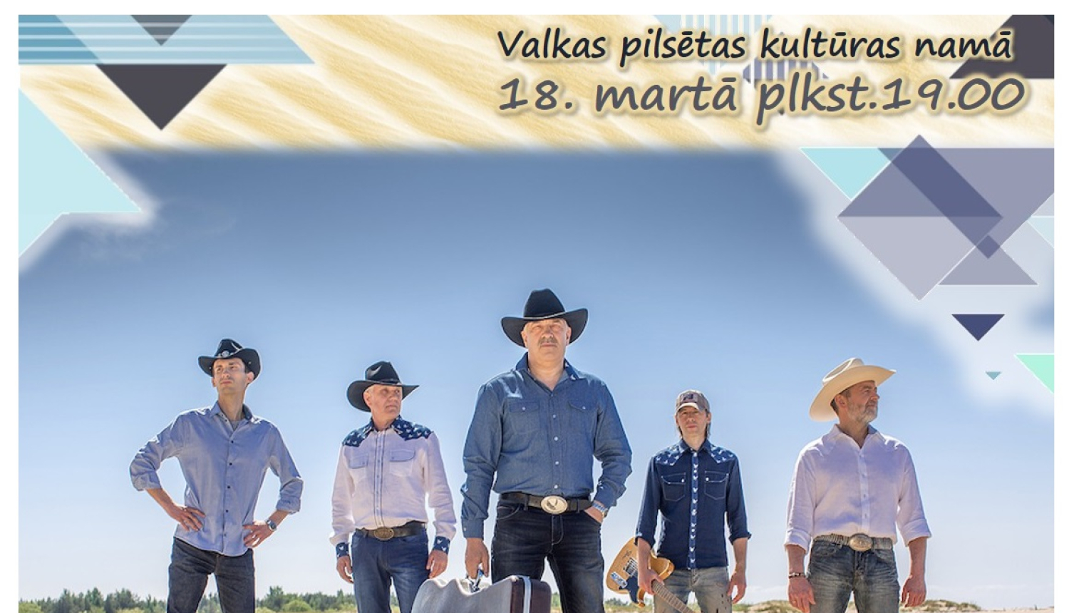 Valkas pilsētas kultūras namā 18. martā plkst. 19.00 – grupas "Sestā Jūdze" koncerts "Tālāk par vārdiem"