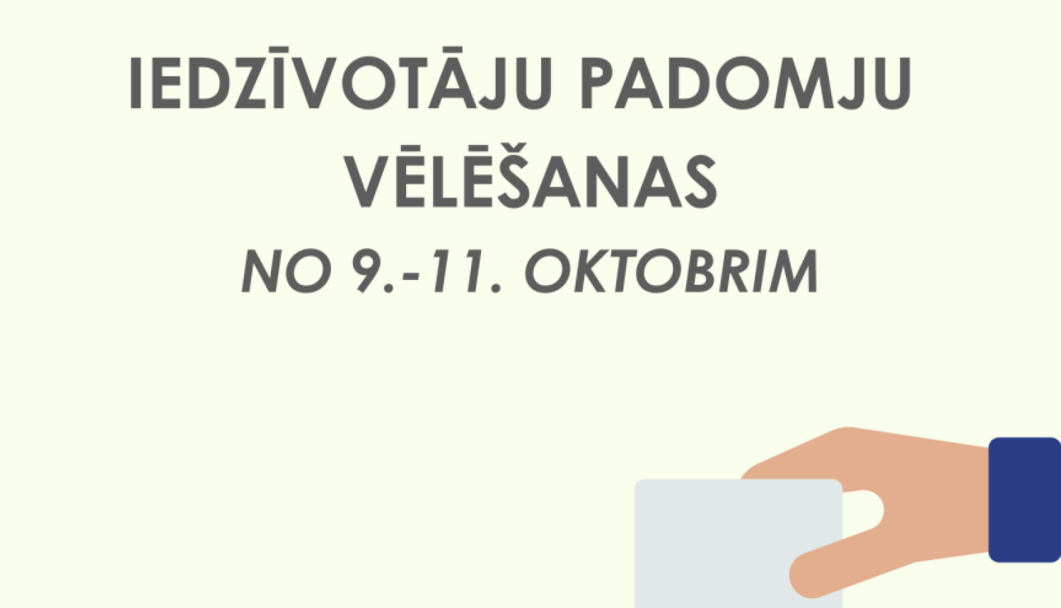 Iedzīvotāju padomju vēlēšanas