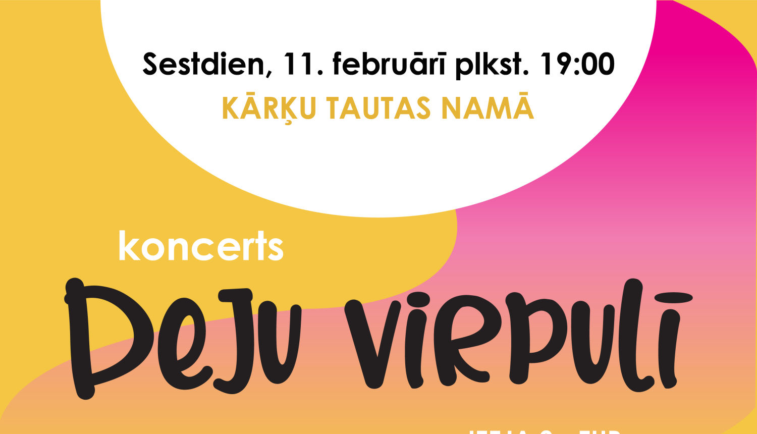 Sestdien Kārķu tautas namā virpuļos dažādu paaudžu dejotāji