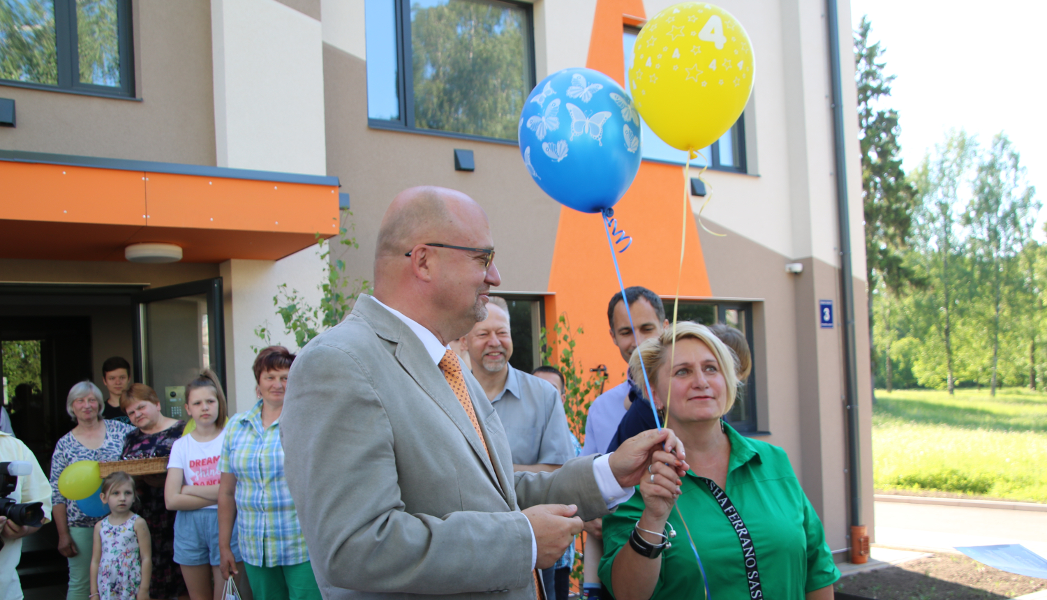 Ar svinīgo pasākumu “Atvērto durvju mirklis” atklāts Valkas Jāņa Cimzes ģimnāzijas internāts