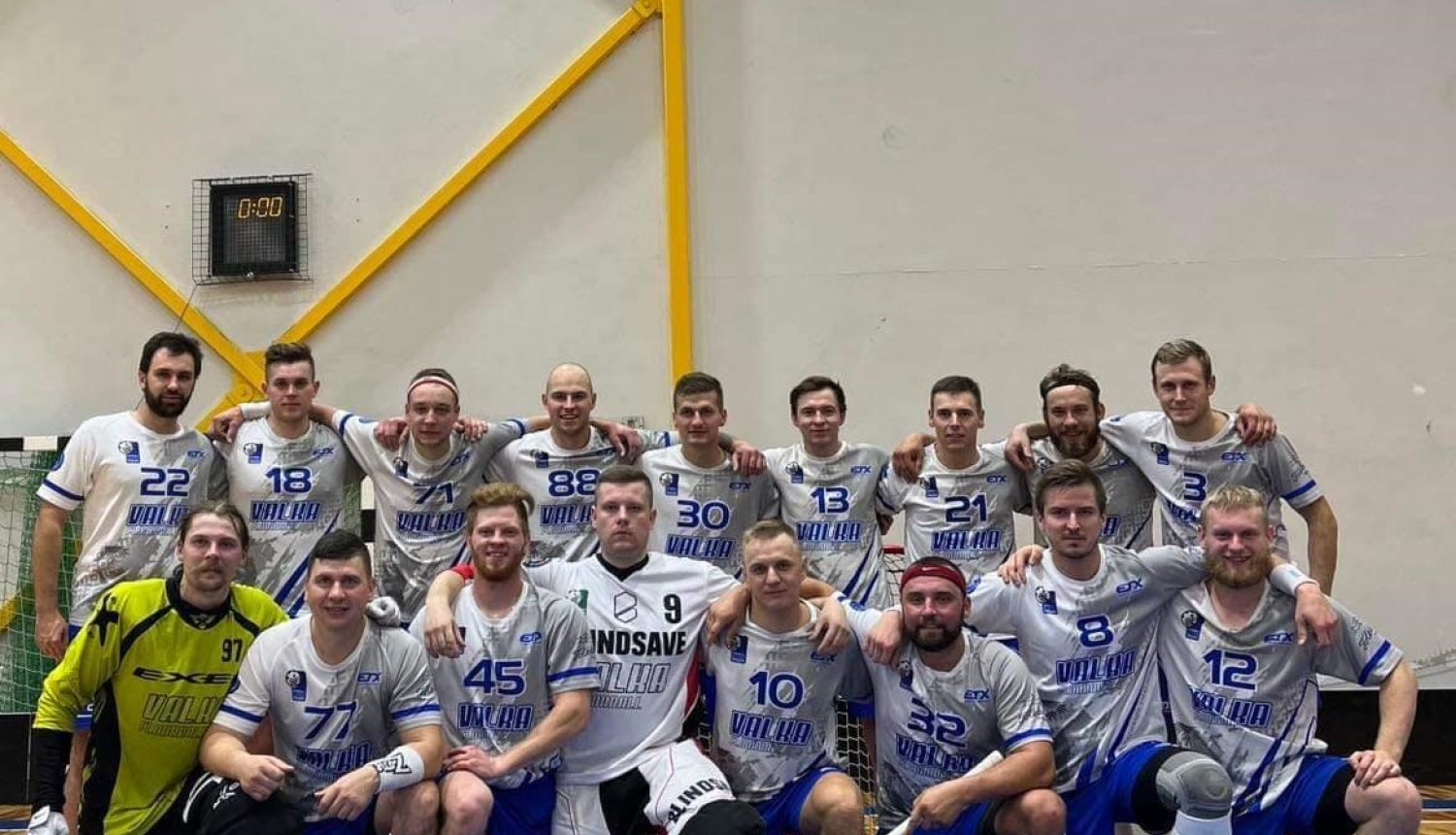 Valcēnieši gūst kārtējo uzvaru Latvijas florbola čempionāta 1. līgā