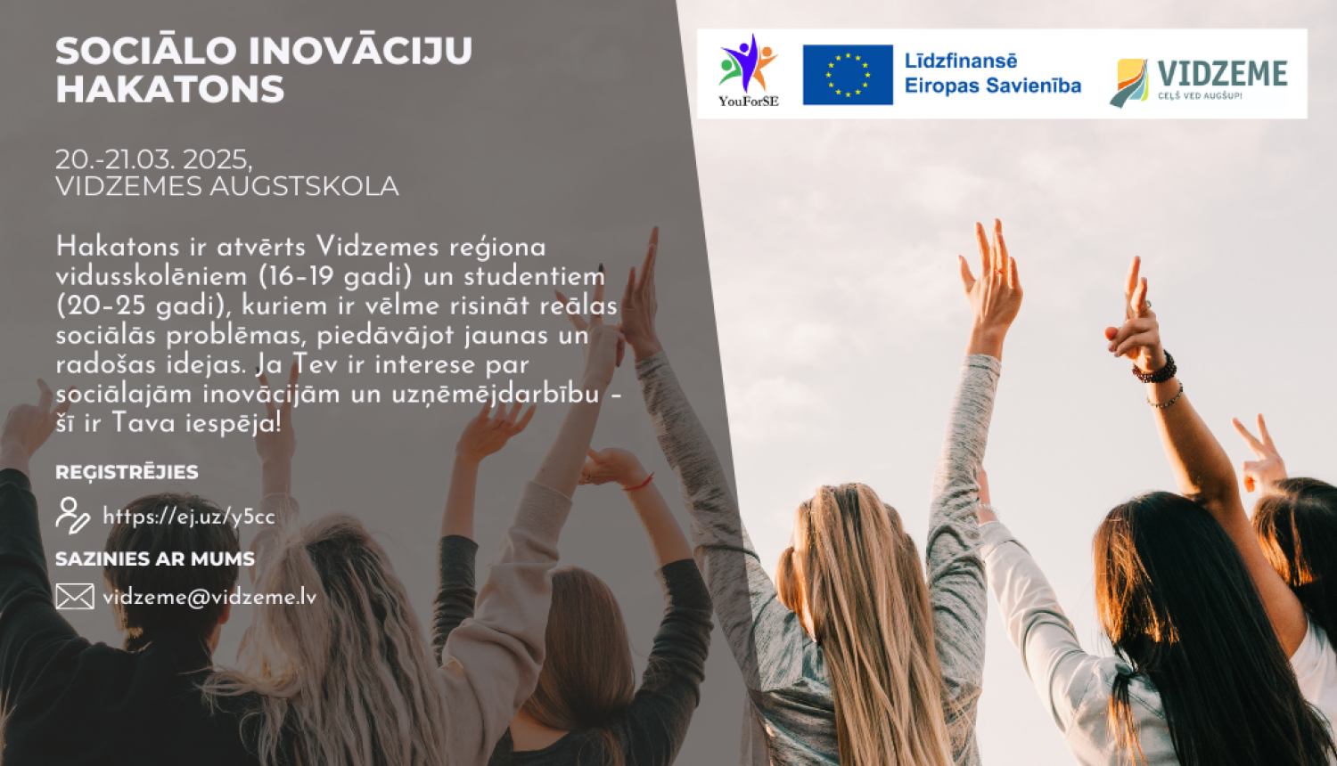 Jauniešus aicina piedalīties sociālo inovāciju hakatonā