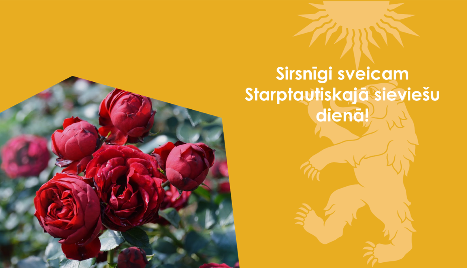 Sveiciens sieviešu dienā!