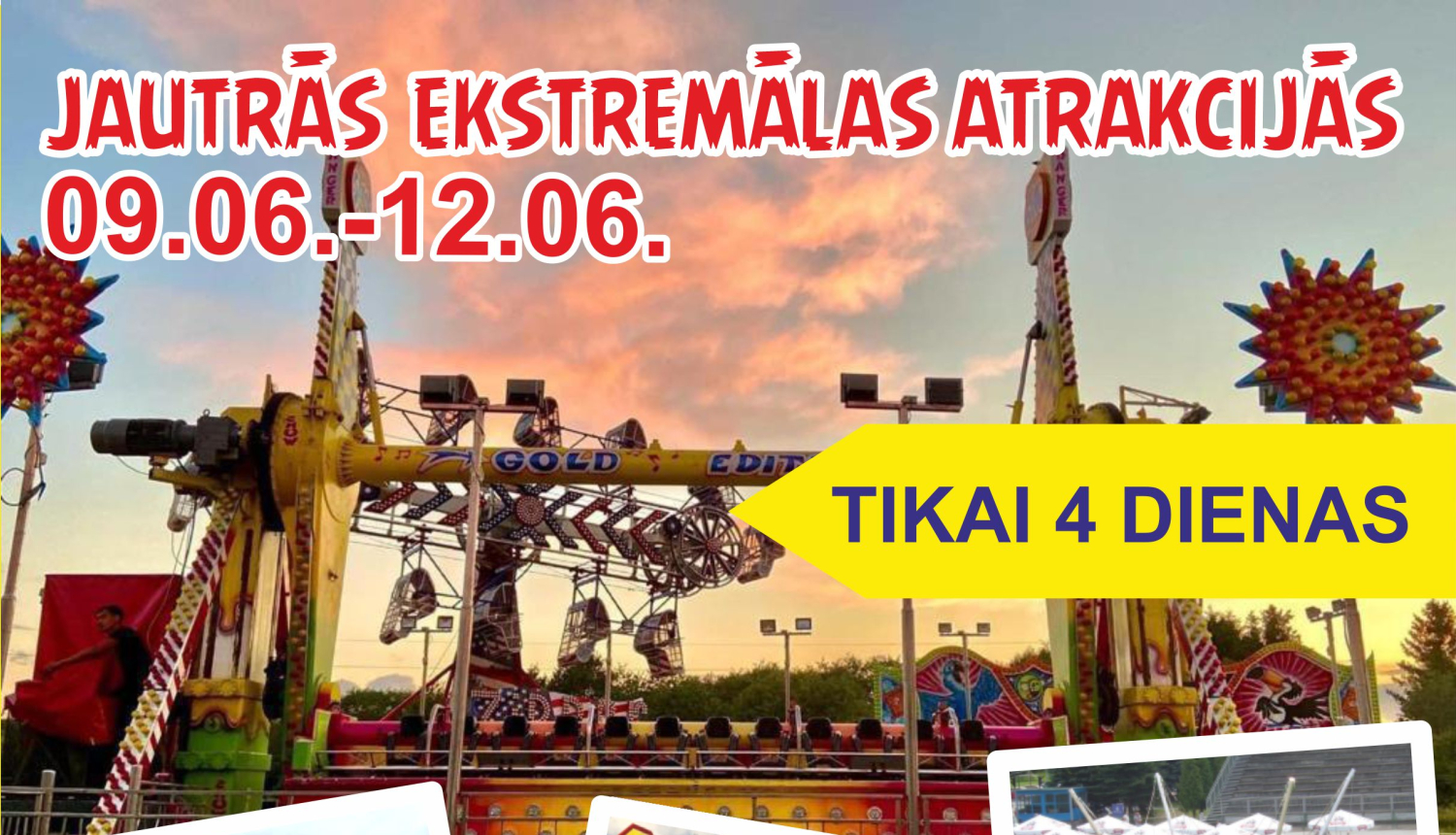 Valkā – atrakciju parks Lunaparks