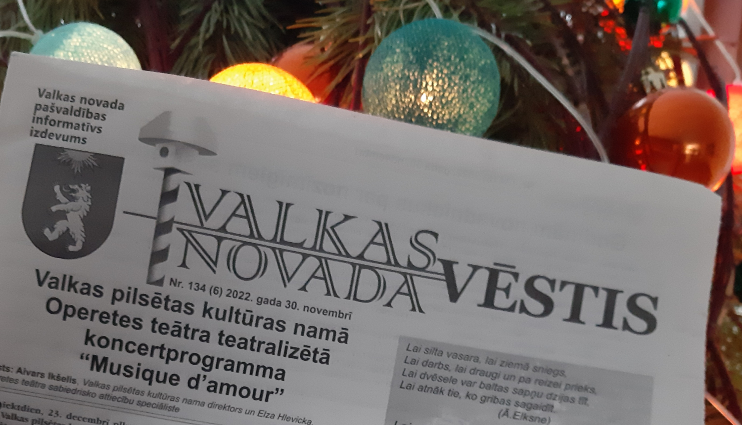 Izdots jaunākais pašvaldības informatīvā izdevuma numurs