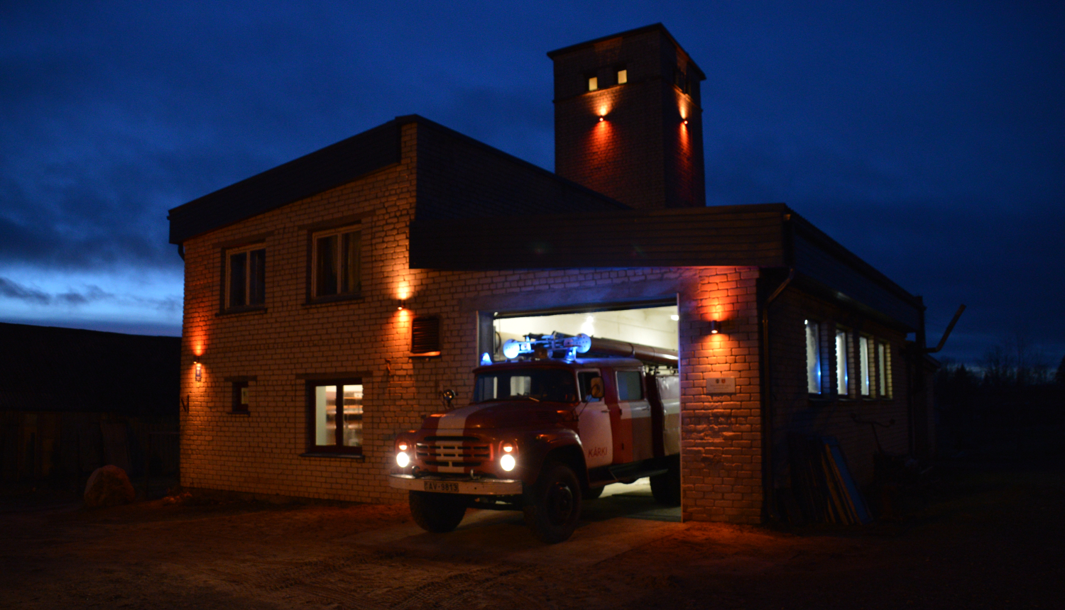 Īstenots Kārķu ugunsdzēsības Depo projekts