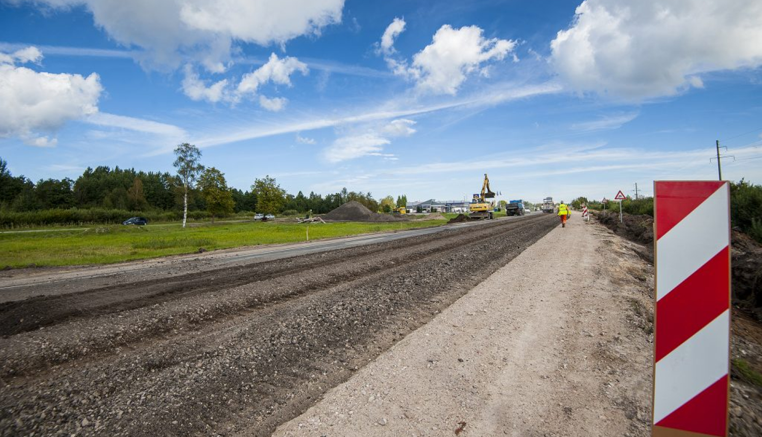 Ceļa remontdarbi vasarā