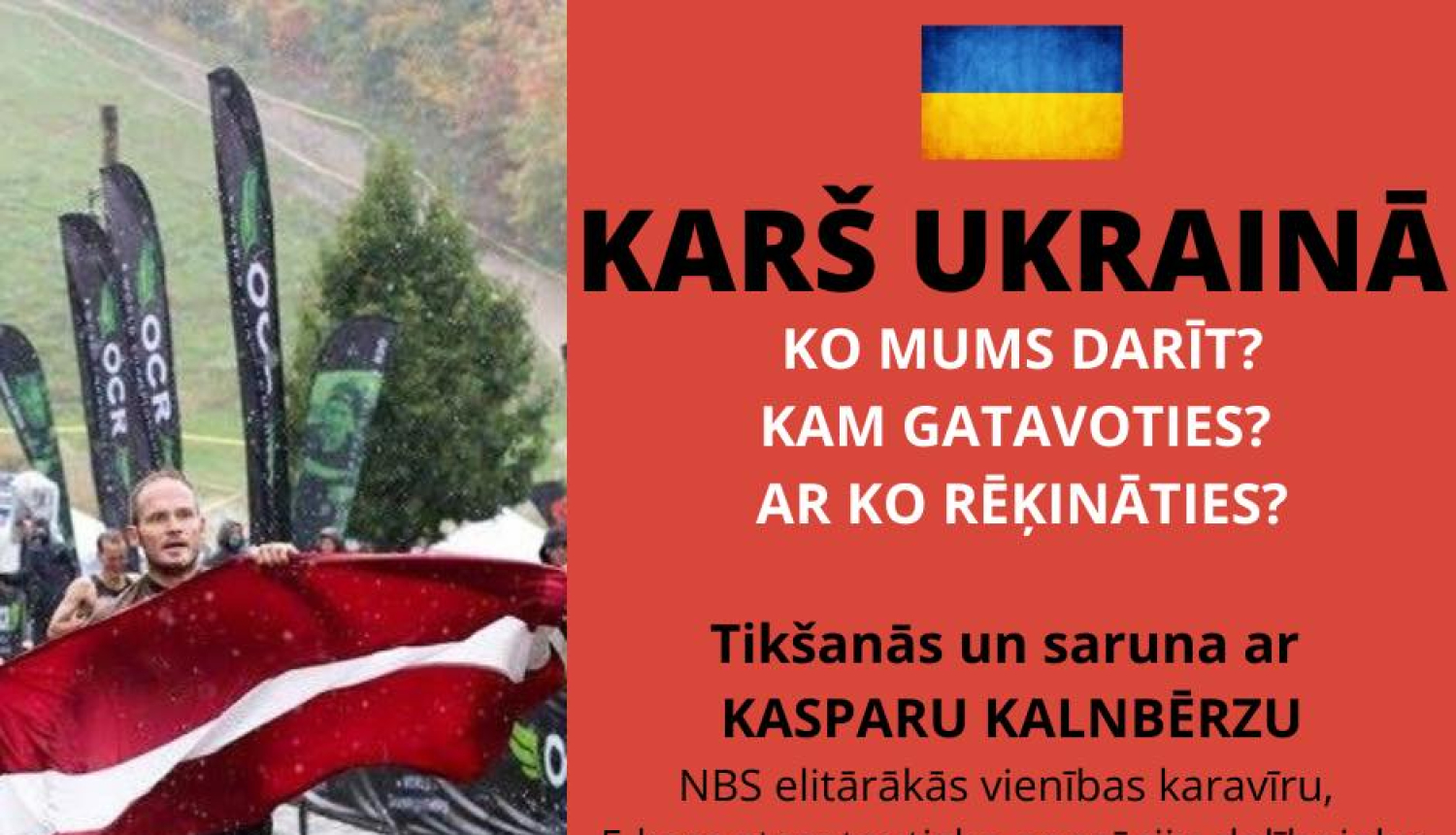 9. martā aicina uz sarunu Kārķos par karu Ukrainā