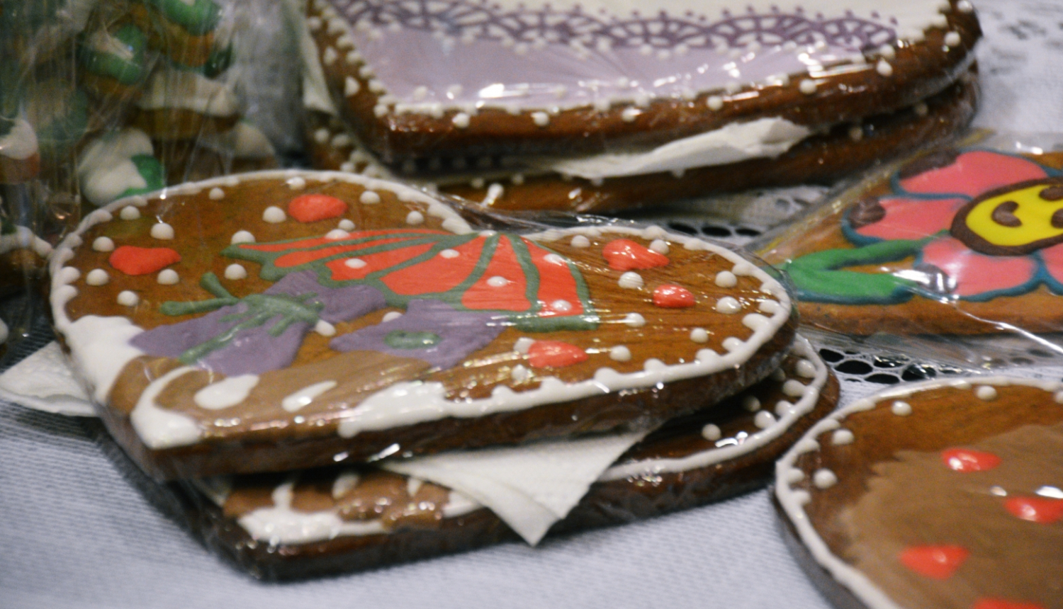 Piparkūka sirsniņas formā