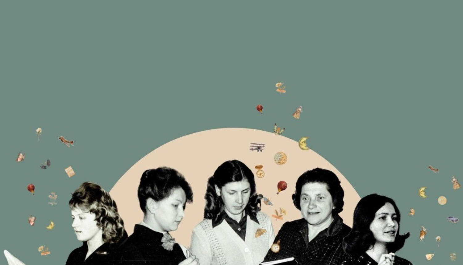 Izstādē Valkas bibliotēkā "satikušās" dažādu gadu bibliotekāres