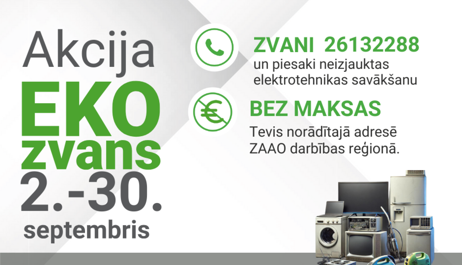 Lietotas elektroiekārtas