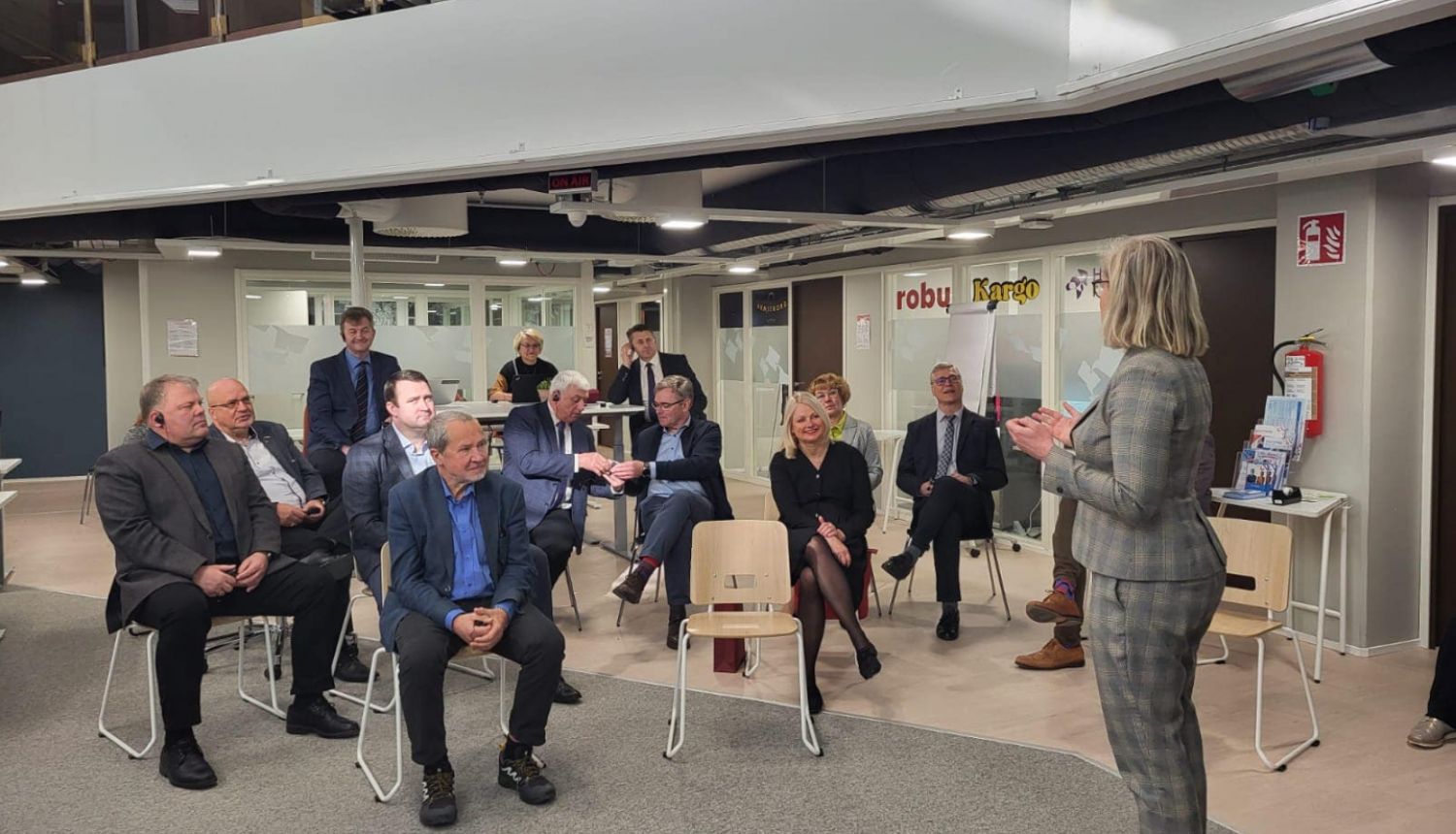 Attēls ar semināru