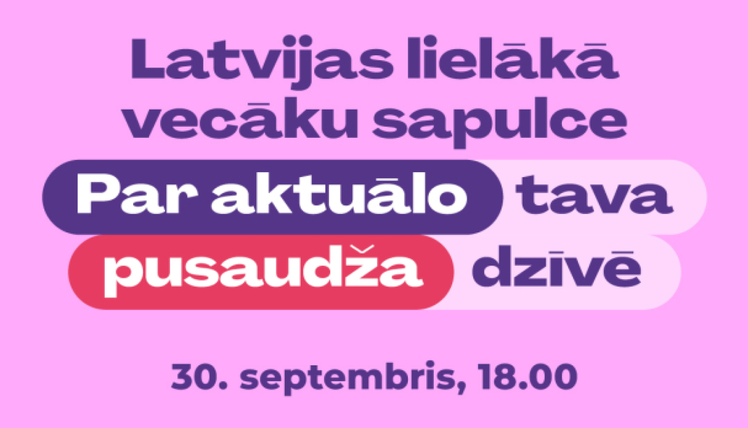 Latvijas lielākā vecāku sapulce