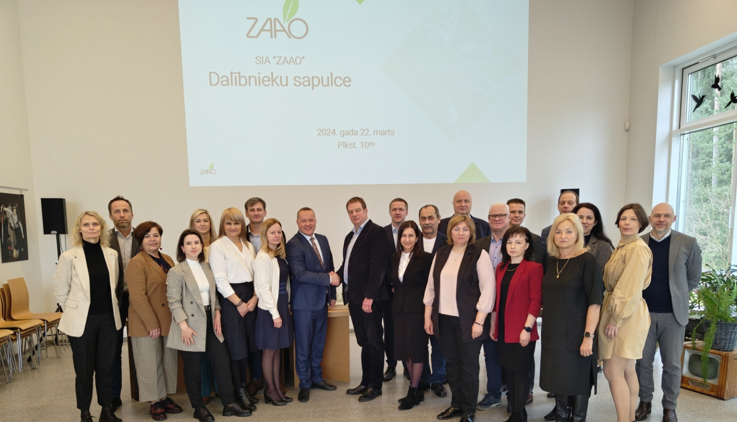 Kopbilde ar ZAAO dalībnieku pārstāvjiem
